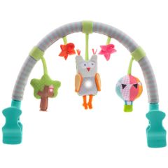 Arche Musicale à cliper sur poussette ou siege, Eveil bébé Hibou Taf Toys