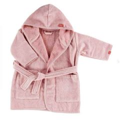 Peignoir Bambam Bébé Fille 62/68, Coton bio organique, personnalisé avec Prénom Cadeau Naissance