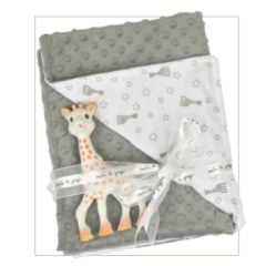 Coffret cadeau Mon trousseau de naissance Sophie la girafe