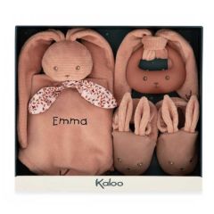 coffret naissance kaloo, couleur terracotta