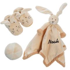 coffret naissance teddykompaniet, à personnaliser, doudou lapin