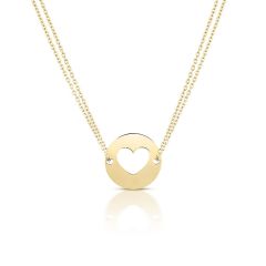 Collier Or Coeur pour Maman, Cadeau pour future Maman, Cadeau Naissance à personnaliser, Aaina & Co, Livraison Gratuite