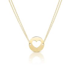 Collier Or Coeur pour Maman, Cadeau pour future Maman, Cadeau Naissance à personnaliser, Aaina & Co, Livraison Gratuite