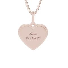 collier coeur à personnaliser