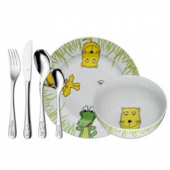 Couverts Assiette Enfant Safari, à personnaliser en gravant prénom WMF