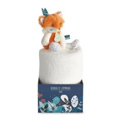 couverture bebe, doudou et compagnie, petit renard