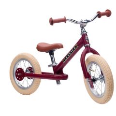 draisienne vintage rouge, trybike