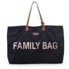 Family Bag Grand Sac à Langer pour toute la famille, noir, Childhome