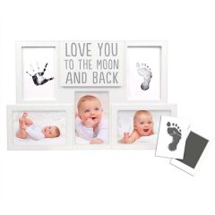 Cadre Souvenir Naissance, Photo et Empreinte Bébé, Love you to the moon & back, 100% sur pour bébé, Pearhead