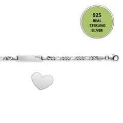 gourmette argent 925 petit coeur