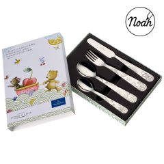 Couverts Villeroy & Boch, 4 couverts à graver Hungry as a Bear