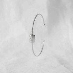 bracelet jonc à personnaliser, argent