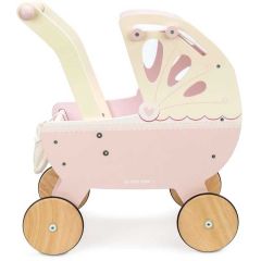 poussette pour petite fille, jouet en bois dès 3 ans,