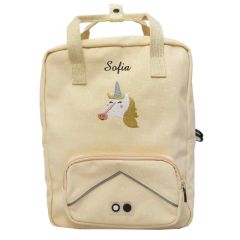 sac à dos licorne, sac à personnaliser avec prénom enfant