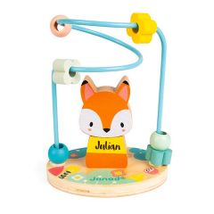 looping renard, jouet en bois éveil bébé