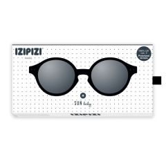 Lunettes soleil 0-12 mois 100% protection UV et verres polarisés, noir Izipizi