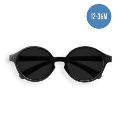 Lunettes soleil pour enfant 9-36 mois, verres polarisé et protection 100% UV, noir Izipizi