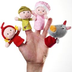 Marionnettes à doigts Chaperon rouge Lilliputiens