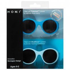 kit lunettes bleu mokki, enfant 0-2 ans
