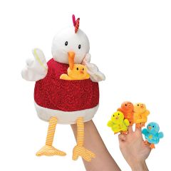 Ophélie et ses poussins Peluche Jeu en tissu Petits enfants Lilliputiens