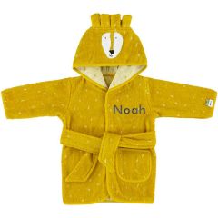 peignoir lion pour enfant, taille 1, 2 ans, à personnaliser avec prénom enfant