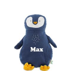 peluche trixie baby pingouin avec prénom enfant