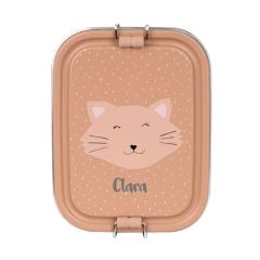 boite à gouter chat de la marque trixie baby, à personnaliser avec prénom enfant