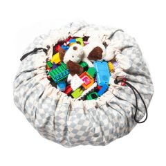 Sac de jeux, rangement jouets bébé, Diamond gris Play & Go