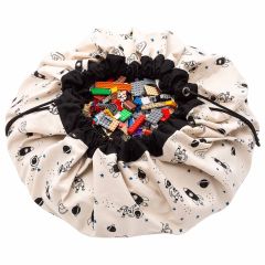 Sac de jeux qui brille dans la nuit Ø 140 cm, Rangement Lego et Jouet Fille ou Garçon, Space Play & Go, Livraison Gratuite