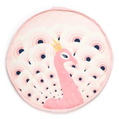 Sac de rangement de jouets et tapis de jeu SOFT Flamant rose Play & Go