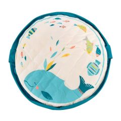 Tapis de jeu Soft et Sac de rangement de jouets Olga Play & Go, 120 cm diamètre