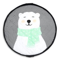 Sac de rangement de jouets et tapis de jeu SOFT Ours polaire Play & Go