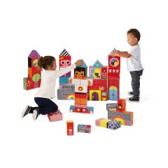 35 Cubes Géants Enfant 3 à 6 ans Kubkid, Janod