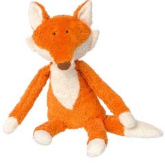 Peluche en coton bio 38 cm Renard Pantin Green Organique, Sigikid