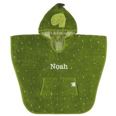 poncho pour bain de bébé, dino