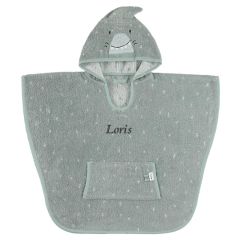 poncho requin pour enfant dès 2 ans, à personnaliser