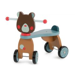 Joli Porteur En bois Ours de Moulin Roty, Cadeau Bébé 1 an, Livraison Gratuite, Boutique en ligne Suisse