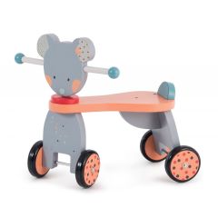 Joli Porteur En bois Souris de Moulin Roty, Cadeau Petite Fille 1 an, Livraison Gratuite, Boutique en ligne Suisse