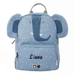 sac à dos bleu pour en enfant en forme de joli éléphant
