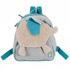 Sac à dos Elephant, avec prénom de Bébé, Sous mon Baobab, Collection Moulin Roty