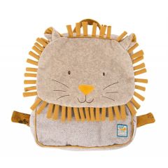 Sac à dos Lion, avec prénom de Bébé, Sous mon Baobab, Collection Moulin Roty