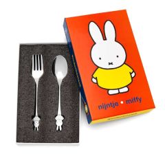 set cuillère et fourchette premier âge, miffy