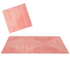 Tapis moelleux modulable Toddlekind, éléments puzzle en mousse EVA non toxique, rose, Livraison Gratuite