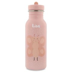 gourde rose papillon à personnaliser