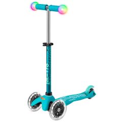 Trottinette lumineuse Mini Micro Deluxe Magic Aqua, 2 - 5 ans, Livraison Gratuite