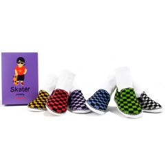 Coffret Naissance Chaussettes Bébé Johnny Skater Trumpette