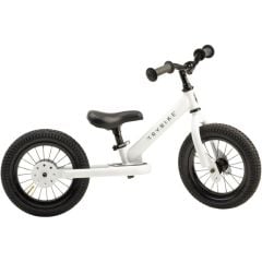 Draisienne Trybike Metal pour Enfant, sans pédales, 2 ou 3 roues, 12 pouces, blanc