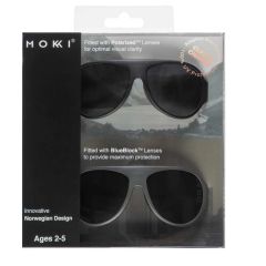 lunettes click & change, mokki, pour enfant de 2 à 5 ans, couleur noire