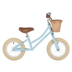 Draisienne Bobbin Enfant dès 2 ans, Vélo bleu clair 12 sans Pédale style retro, Livraison Gratuite