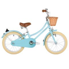 Vélo pédales bleu 16'' style retro Bobbin, Enfant 4 à 6 ans, Livraison Gratuite, Boutique Suisse